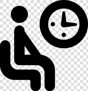 Waiting Room Sign   Hospital Waiting Time Icon  HD Png Download