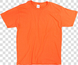 Orange   Gd 5000b   Gildan Orange T Shirt  HD Png Download