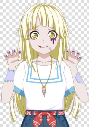 Kokoro Tsurumaki Zombie  HD Png Download