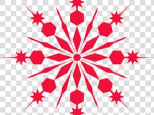 Red Snowflake Cliparts   Green Snowflake Clipart  HD Png Download