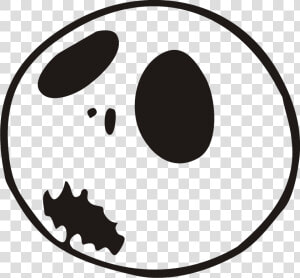 Clip Art Jack Desenho   Jack Skellington Face Png  Transparent Png