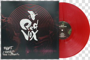 Vinyl Record Png   Red Vox Album Cover  Transparent Png