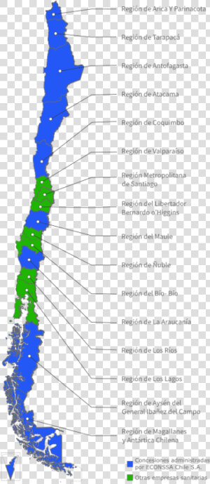 Chile Map No Background   Chile Time Zones  HD Png Download