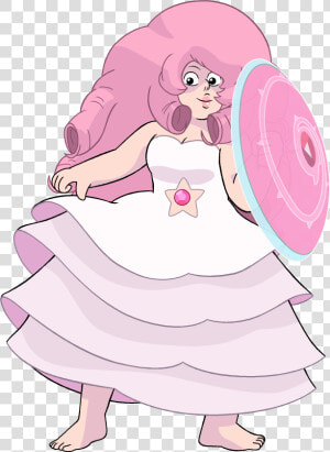 Rose Quartz Deko2 Shield   Steven Universe Rose Cuarzo  HD Png Download