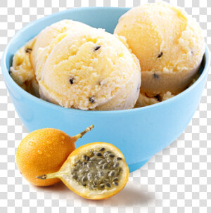 Passion Fruit Ice Cream   Ice Cream Fruit Png Transparent  Png Download