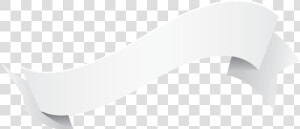 White Wave Diagonal Ribbon Banner With Fold Wedge End   White Ribbon Banner Png  Transparent Png