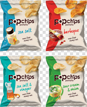 Popchips Sea Salt And Vinegar  HD Png Download