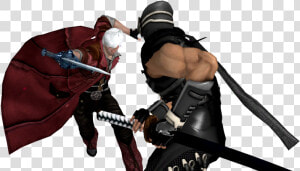 Ryu Hayabusa Transparent Image   Ninja Gaiden Vs Dante  HD Png Download