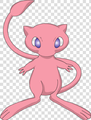 Pokemon Characters Vector   Mew Vector  HD Png Download