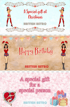 British Retro Gift Voucher   Poster  HD Png Download