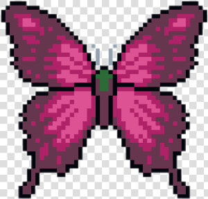  butterfly  pixelated  pixelart  freetouse   Butterfly Pixel Art  HD Png Download