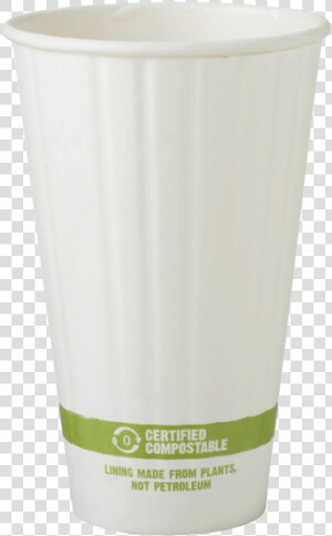 Cups 16 Oz Paper Hot Cup  Double Wall  White   Cup  HD Png Download