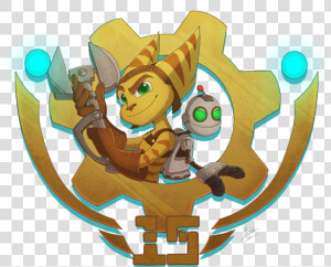 Ratchet And Clank Fan Art   Png Download   Ratchet Und Clank Art  Transparent Png