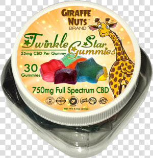 Best Cbd Gummies  Giraffe Nuts   Twinkle Star Gummies  HD Png Download