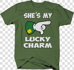 She 039 S My Lucky Charm Leprechaun Luck Of The Irish   Active Shirt  HD Png Download