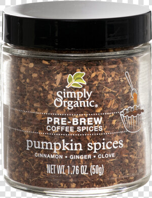 Simply Organic Pre brew Coffee Spices  HD Png Download