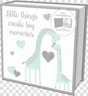 Lady Jayne Baby Giraffe Baby First Memory Keepsake   Baby First Keepsake Box With Compartments  HD Png Download