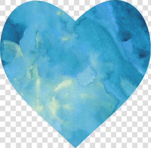  ✿  ✿ corazon ✿  ✿  Watercolor Heart    Blue Watercolor Heart Png  Transparent Png