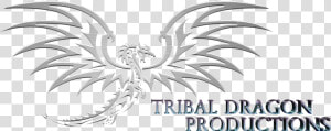 Tribal Dragon Productions Logo   Tattoo  HD Png Download