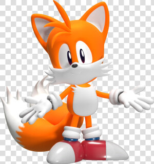  3d Render  Happy Birthday To The Best Fox In The Whole   Classic Tails Render Png  Transparent Png