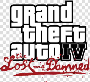  logopedia10   Grand Theft Auto The Lost And Damned Logo  HD Png Download