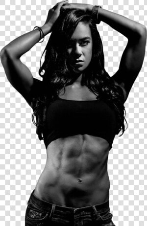 Aj Lee Cute   Aj Lee Showing Abs  HD Png Download