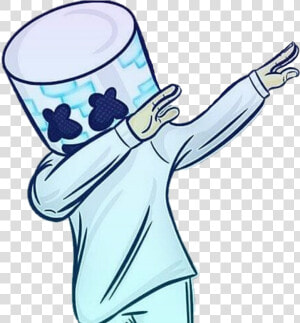 Imagenes De Marshmello Para Dibujar   Marshmello Drawing  HD Png Download