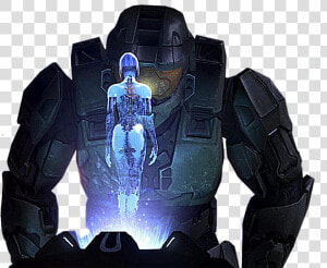 Master Chief Render Photo   Halo 3 Master Chief And Cortana  HD Png Download