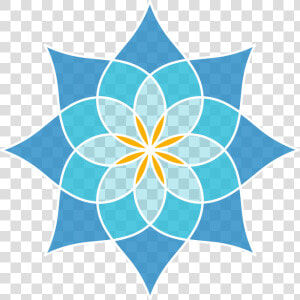 Seaview Yoga Mandalablue Yogaschedule   Transparent Blue Mandala Png  Png Download