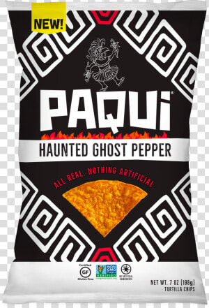 Haunted Ghost Pepper Tortilla Chips   Paqui Chips  HD Png Download