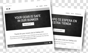 See How Oakley Increased Customer Acquisition And Helped   Paper  HD Png Download