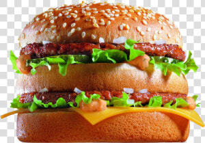 Hamburger  Burger Png Image   Mcdonalds Big Mac Burger  Transparent Png