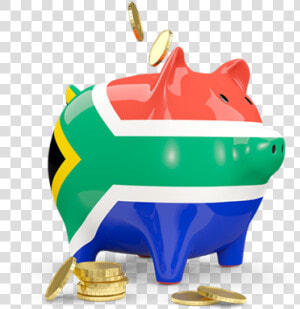 Download Flag Icon Of South Africa At Png Format   South African Piggy Bank  Transparent Png