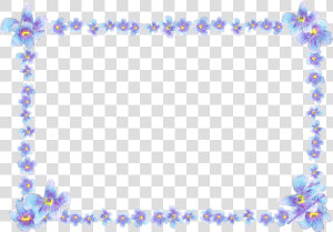 Transparent Blue Flower Border Png   Forget Me Not Flowers Borders  Png Download