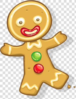 Gingerbread Man Gingerbread Animado  HD Png Download