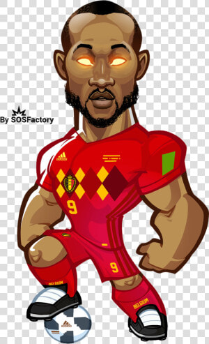 Lukaku Caricature  HD Png Download