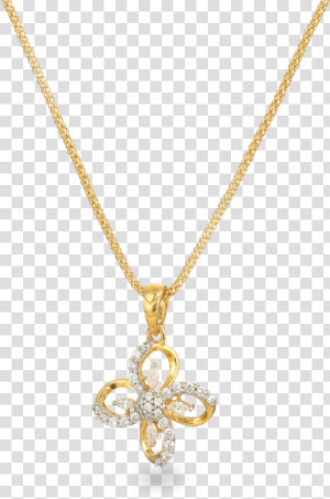 22ct Gold Floral Pendant   Bijou Brigitte Kette Gold Baum  HD Png Download