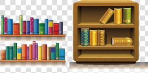 Bookcase  HD Png Download