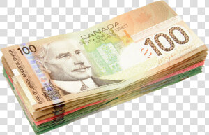 Stack Of Canadian Cash   Png Download   Canadian Money Down The Drain  Transparent Png