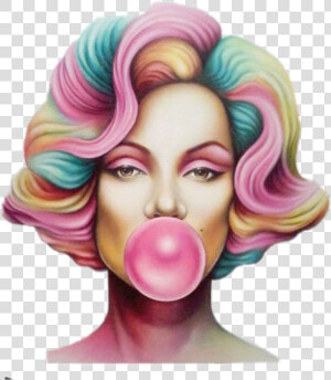  marilynmonroe  marilyn  monroe  bubblegum  chicle   Marilyn Monroe Con Chicle  HD Png Download