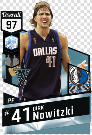 06 Dirk Nowitzki Myteam Diamond Card   Giannis Antetokounmpo 2k Card  HD Png Download