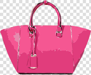 Pink Leather Handbag Icons   Transparent Background Png Handbag  Png Download