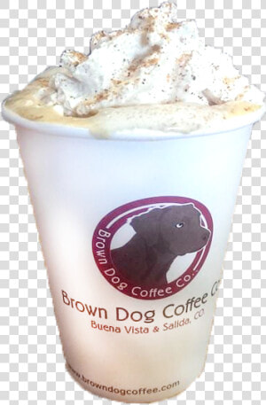 Featuring Brown Dog Coffee Eggnog Latte   Brown Dog Coffee  HD Png Download