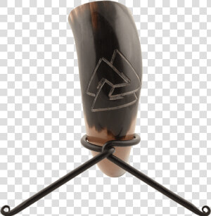 Valknut Drinking Horn With Stand   Sword  HD Png Download