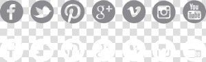 Redes Sociales Png Blanco  Transparent Png