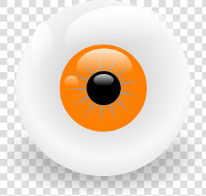 Orange Eyeballs  HD Png Download