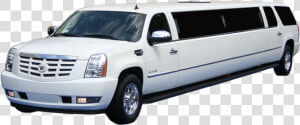 White Stretch Escalade  HD Png Download