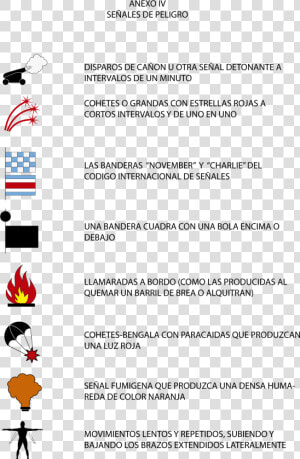 Señales De Peligro   Señales De Peligro Nautica  HD Png Download