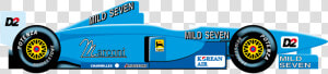 Blue Race Car Clipart Clipartfest   Benetton F1 Png  Transparent Png