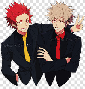 My Hero Academia Kirishima And Bakugou  HD Png Download